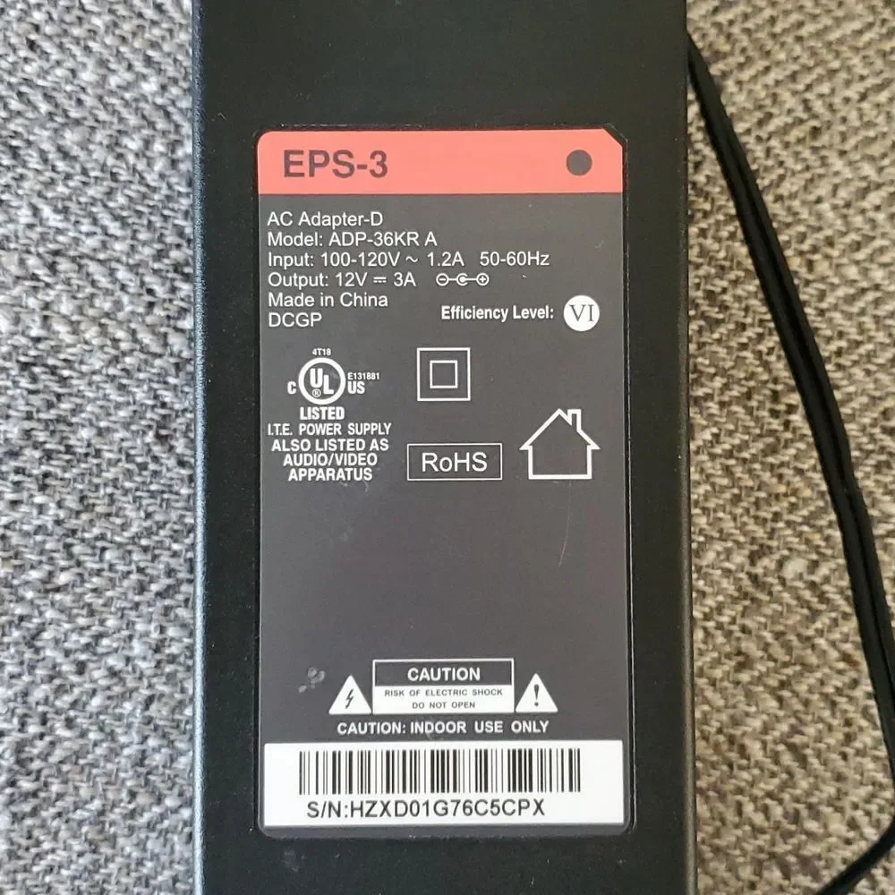 New AC power adapter